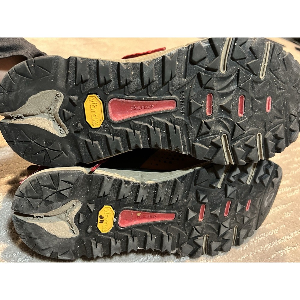 Danner Mens 8.5 Trail 2650 hiking shoes in brown and red - Picture 5 of 6
